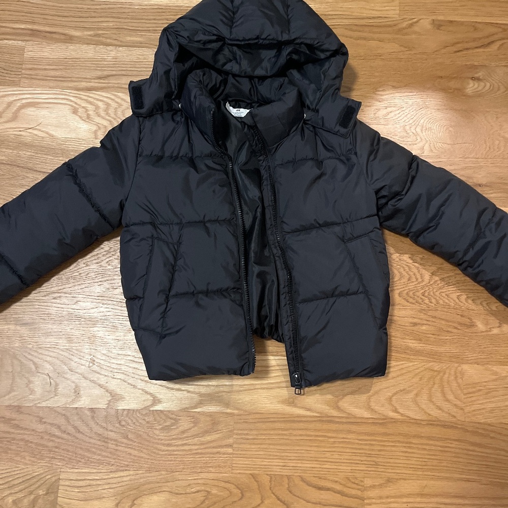 H and M Black puffer